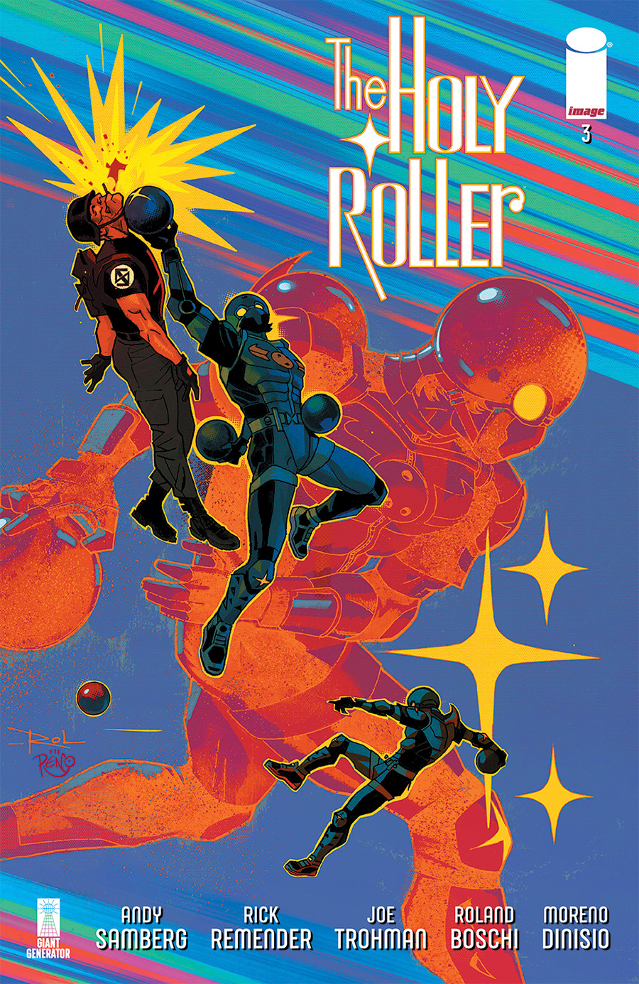 Holy Roller #3 Cover A Regular Roland Boschi & Moreno DiNisio Cover