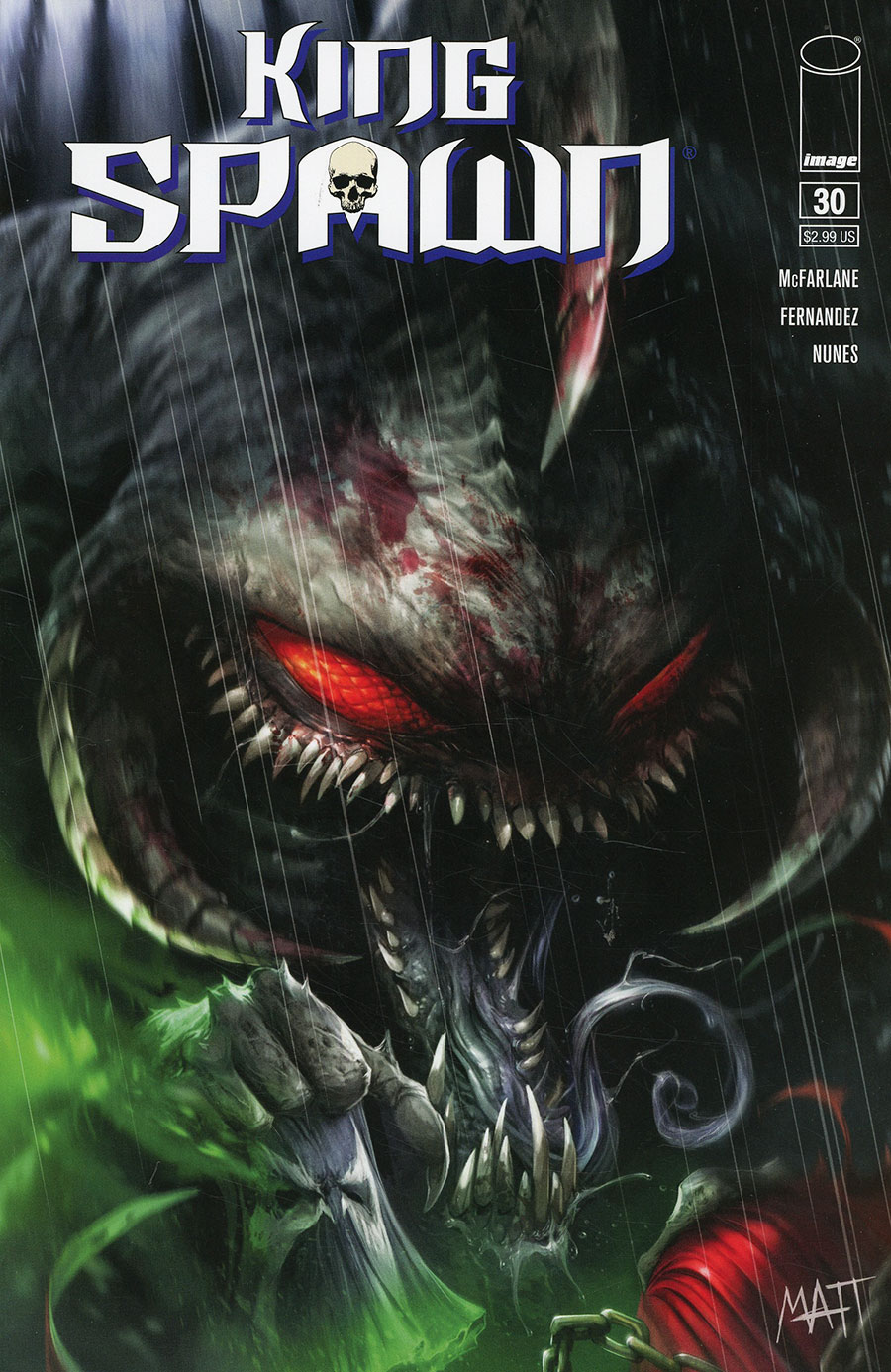 King Spawn #30 Cover B Variant Francesco Mattina Cover