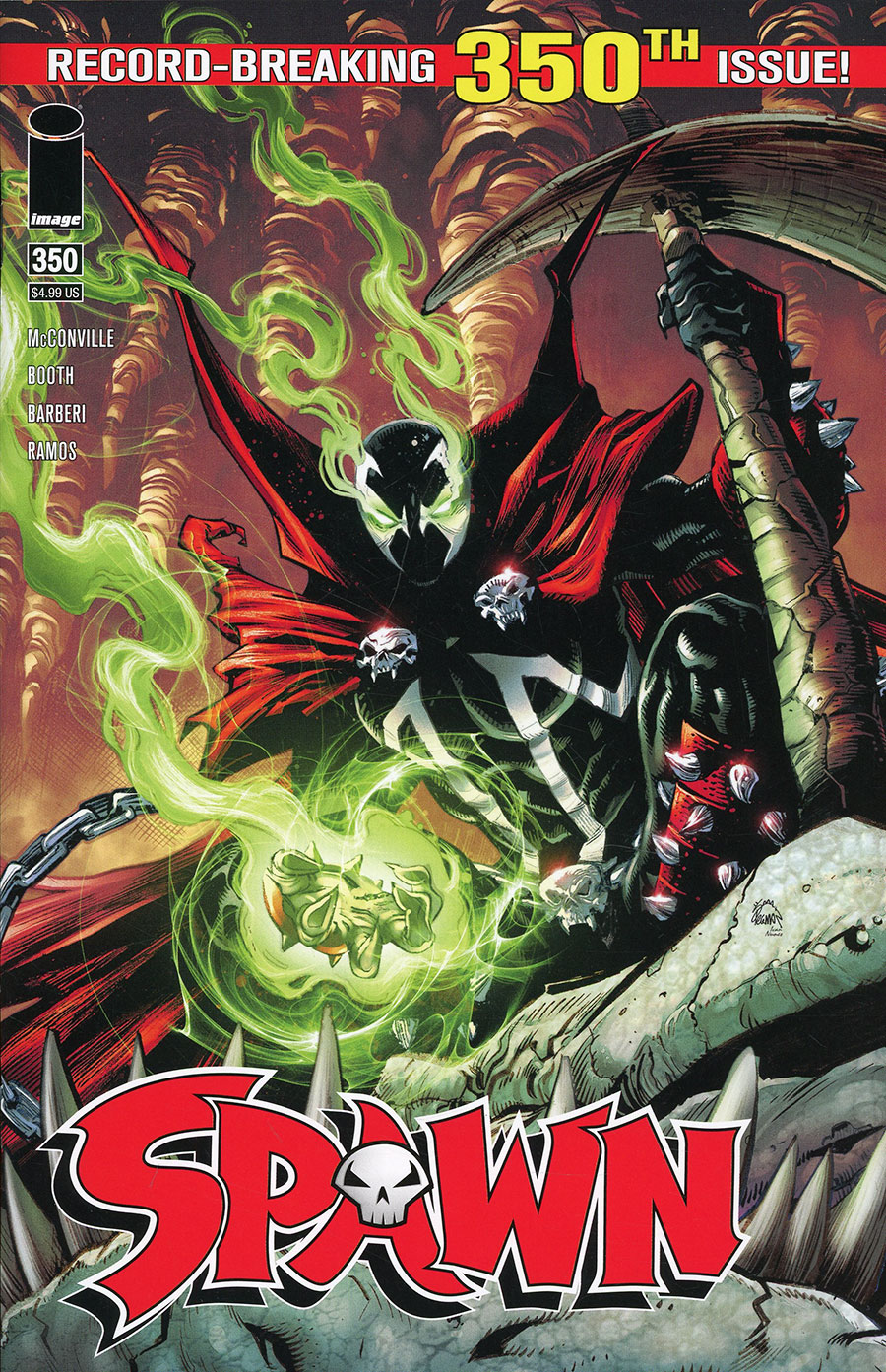 Spawn #350 Cover C Variant Ryan Stegman Cover