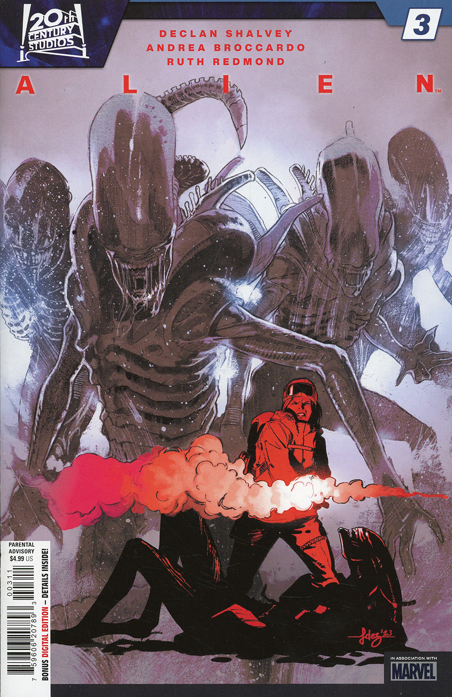 Alien Vol 4 #3 Cover A Regular Javier Fernandez Cover