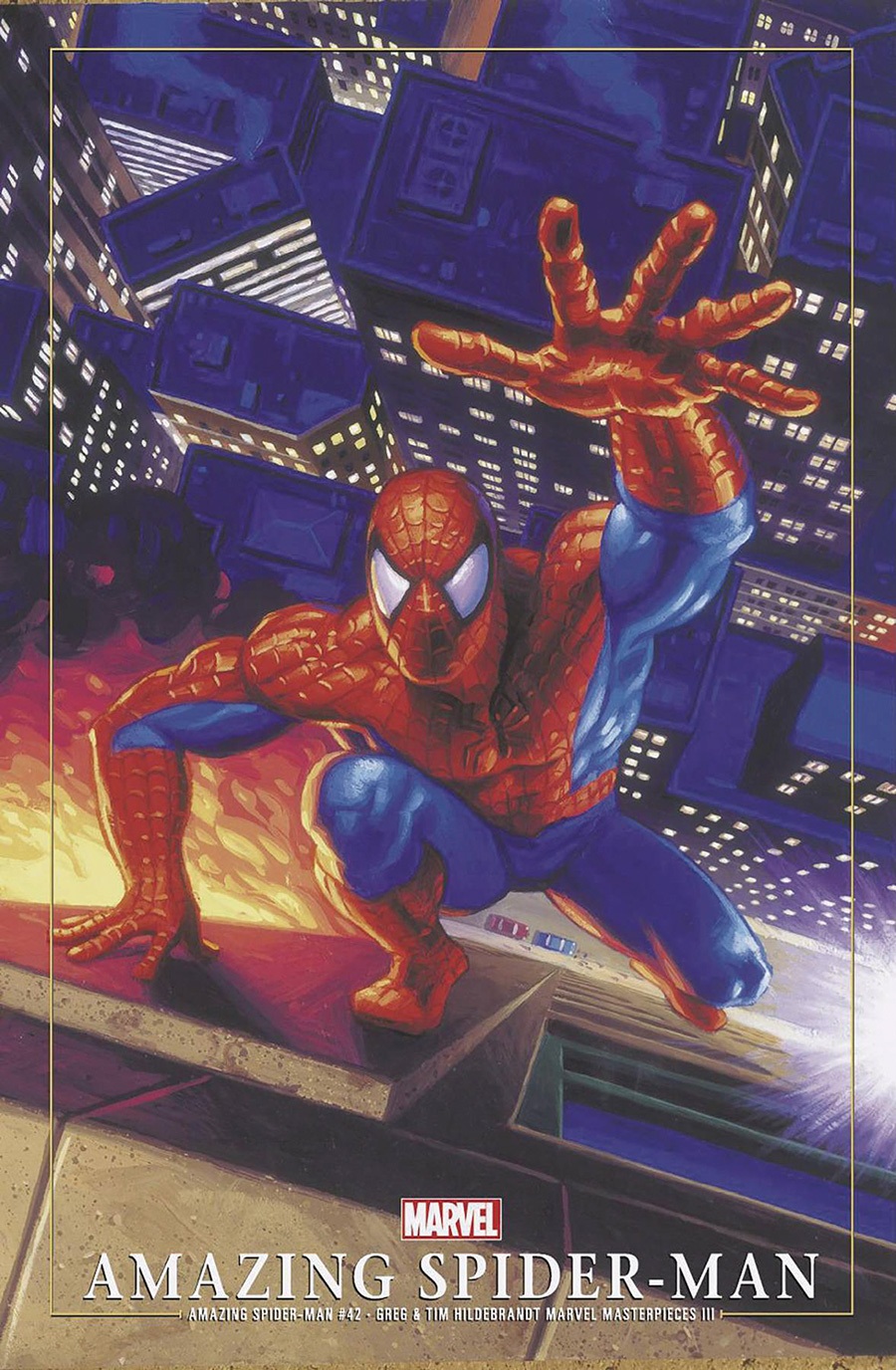 Amazing Spider-Man Vol 6 #42 Cover C Variant Greg Hildebrandt & Tim Hildebrandt Marvel Masterpieces III Spider-Man Cover (Gang War Tie-In)