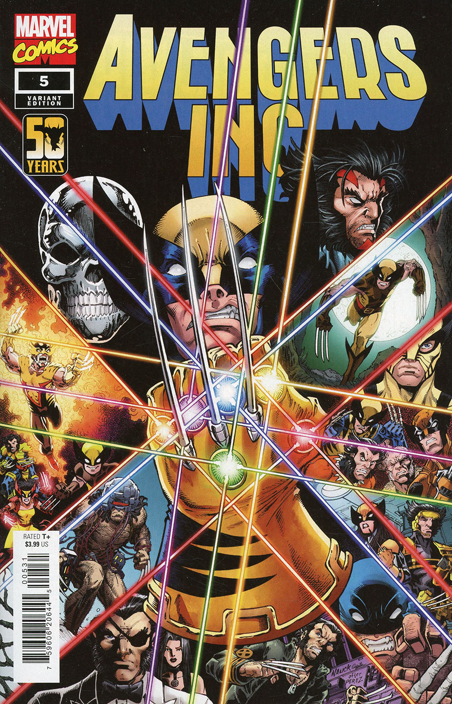 Avengers Inc #5 Cover B Variant Todd Nauck Wolverine Wolverine Wolverine Cover