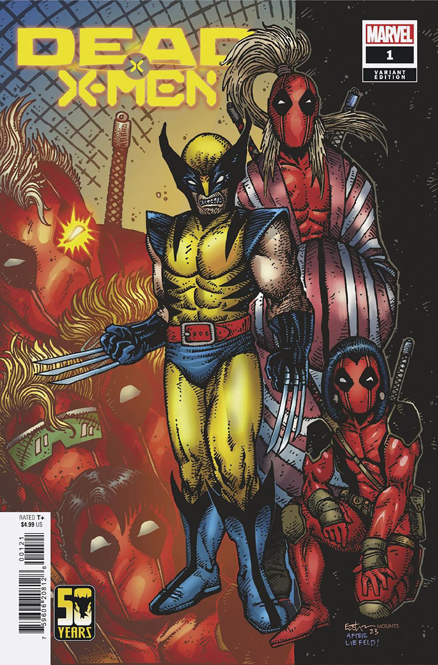 Dead X-Men #1 Cover B Variant Kevin Eastman Wolverine Wolverine Wolverine Cover