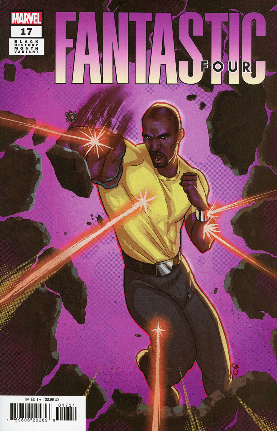 Fantastic Four Vol 7 #17 Cover B Variant Ernanda Souza Black History Month Cover