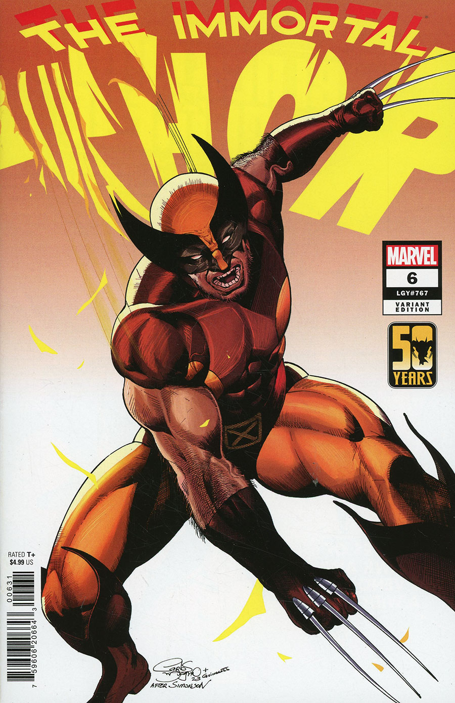 Immortal Thor #6 Cover B Variant Carlos Magno Wolverine Wolverine Wolverine Cover