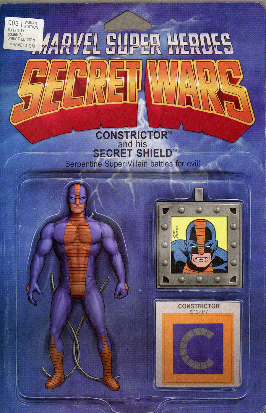 Marvel Super Heroes Secret Wars Battleworld #3 Cover D Variant John Tyler Christopher Action Figure Cover