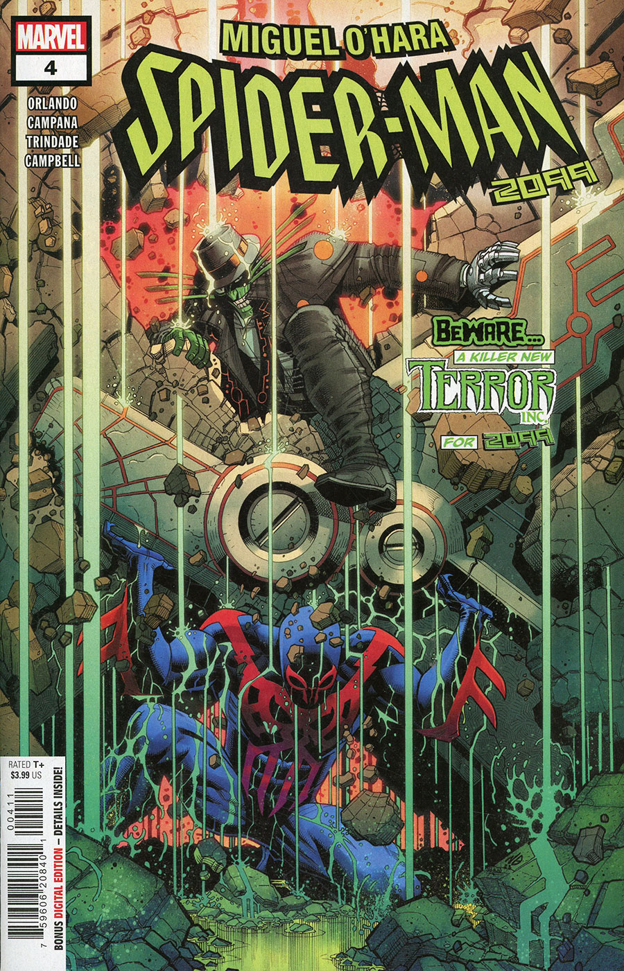 Miguel Ohara Spider-Man 2099 #4 Cover A Regular Nick Bradshaw Cover