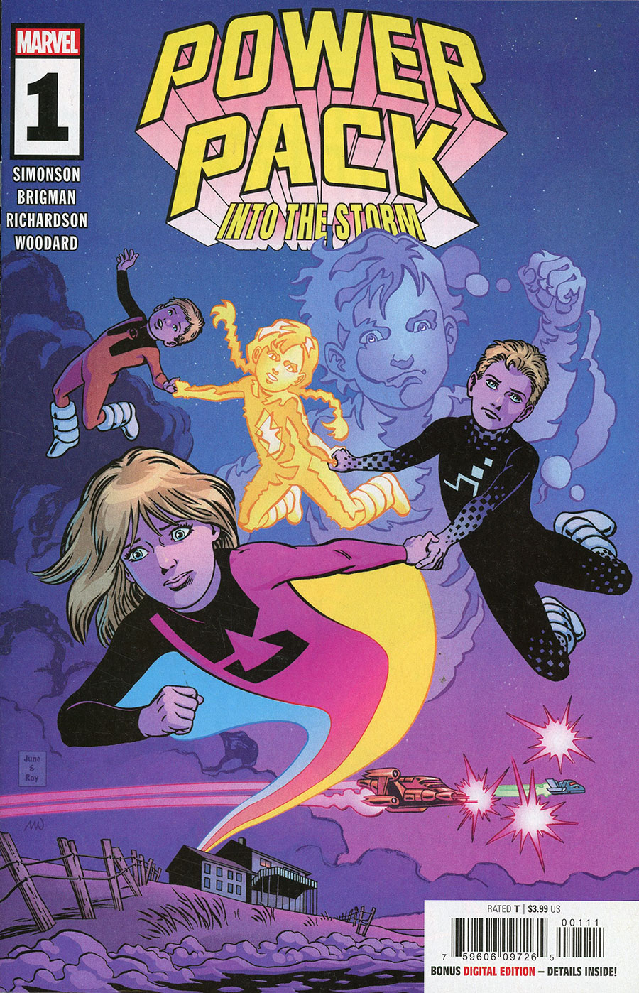 Power Pack Into The Storm #1 Cover A Regular June Brigman Cover