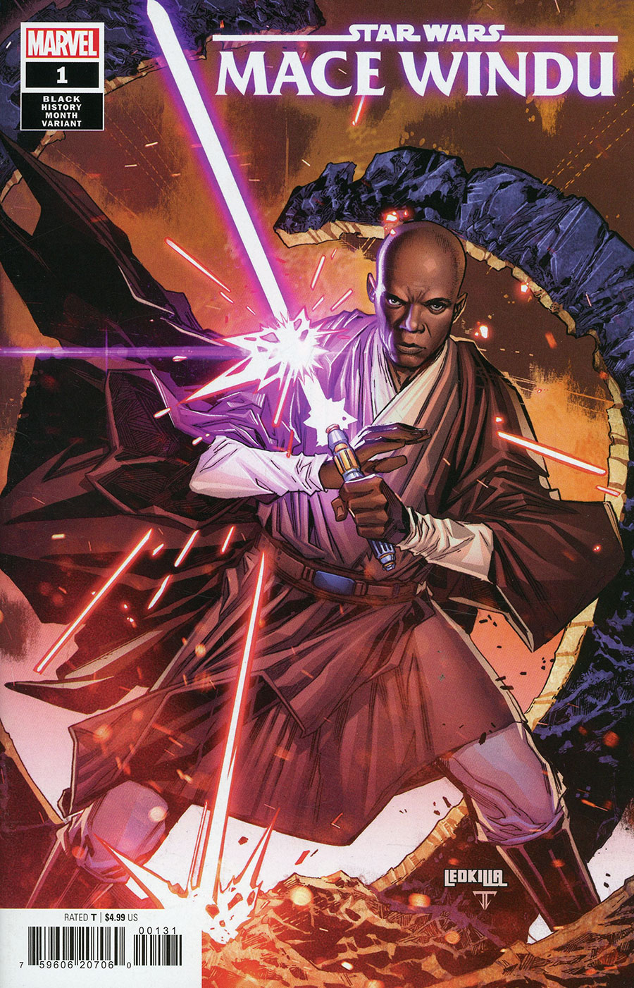 Star Wars Mace Windu #1 Cover B Variant Ken Lashley Black History Month Cover