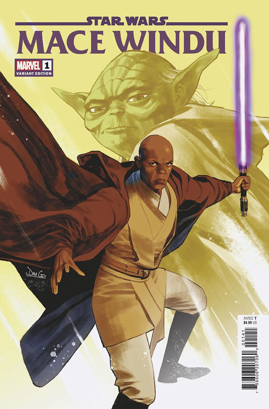 Star Wars Mace Windu #1 Cover C Variant Davi Go Cover