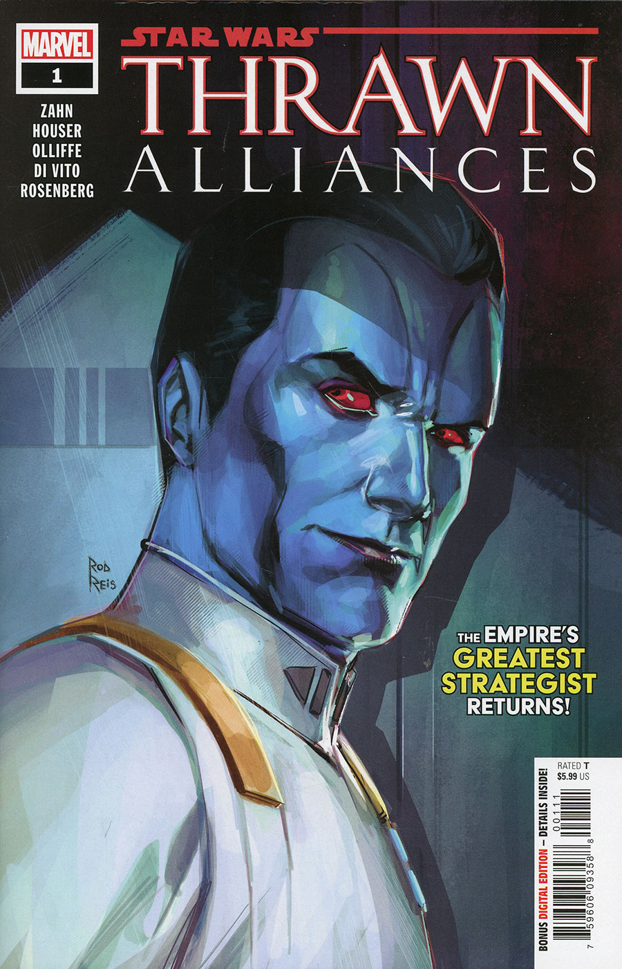 Star Wars Thrawn Alliances #1 Cover A Regular Rod Reis Cover