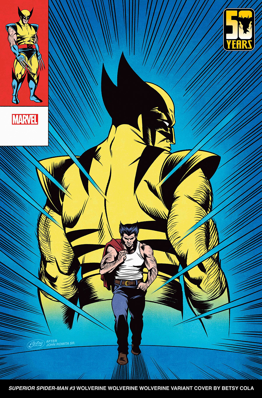 Superior Spider-Man Vol 3 #3 Cover B Variant Betsy Cola Wolverine Wolverine Wolverine Cover