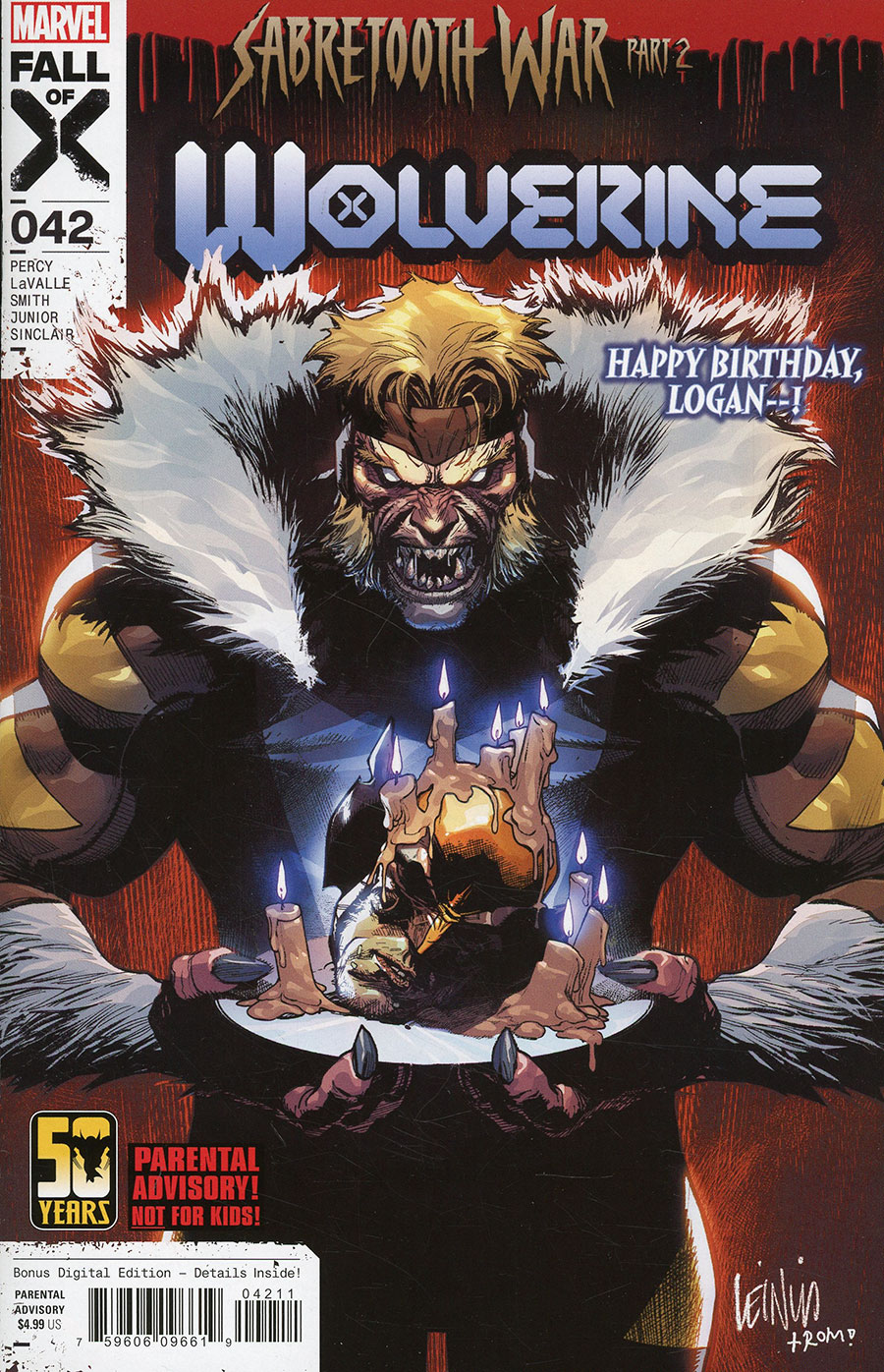 Wolverine Vol 7 #42 Cover A Regular Leinil Francis Yu Cover