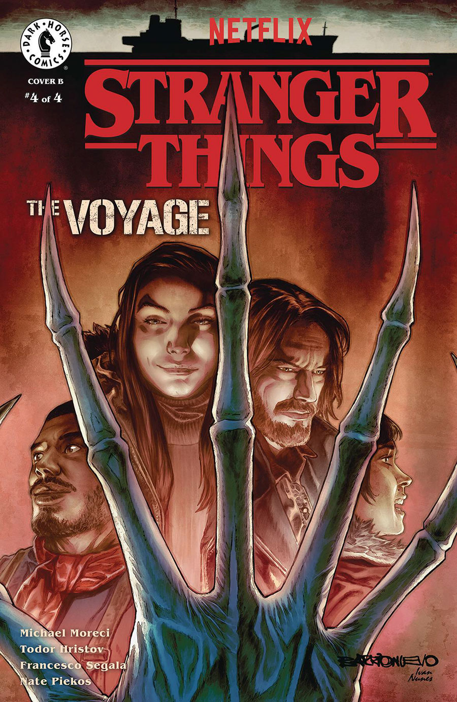 Stranger Things The Voyage #4 Cover B Variant Alejandro Barrionuevo Cover