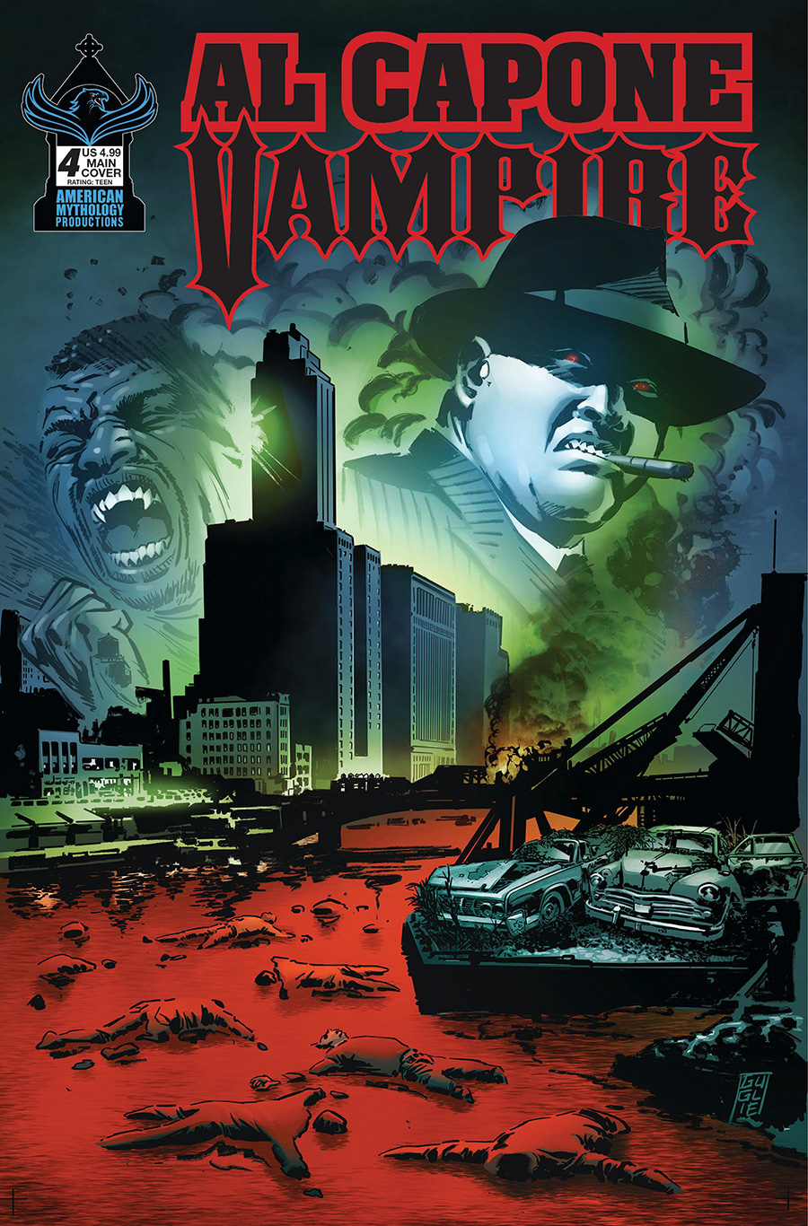 Al Capone Vampire #4 Cover A Regular Simone Guglielmini & Wes Hartman Cover