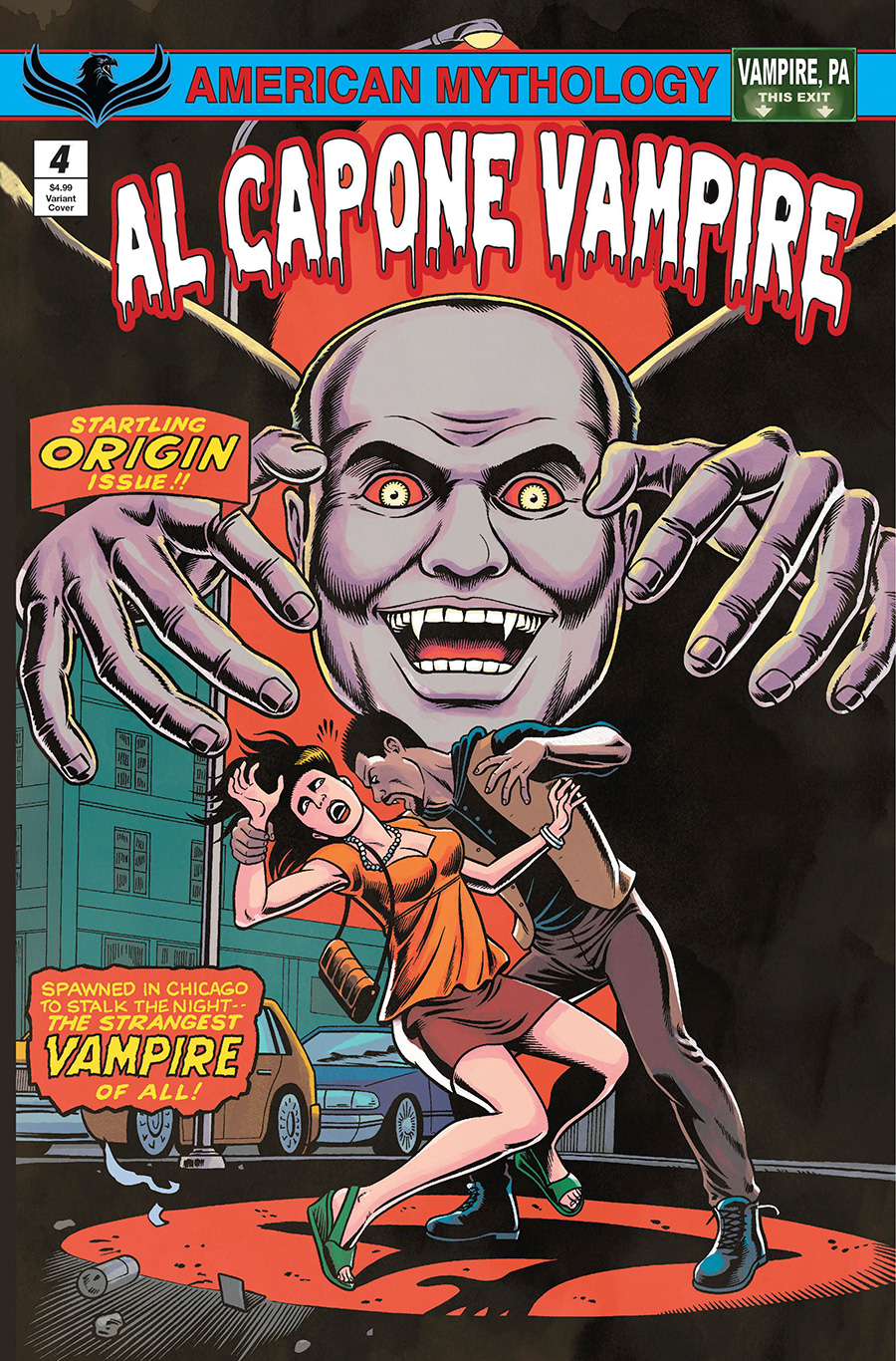 Al Capone Vampire #4 Cover B Variant Brendon Fraim & Brian Fraim Homage Cover