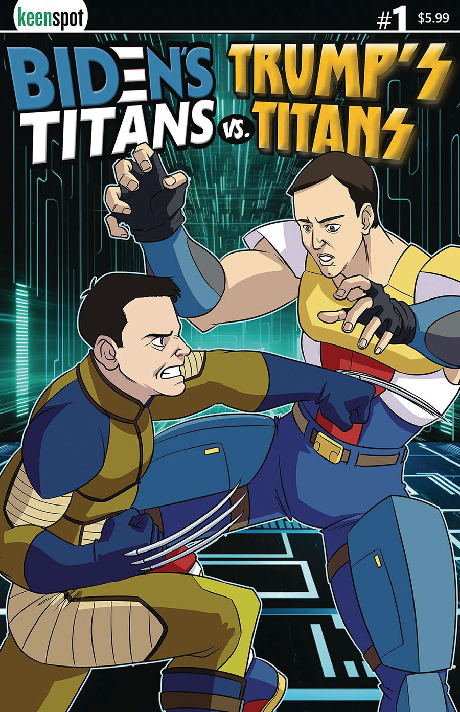 Bidens Titans vs Trumps Titans #1 (One Shot) Cover D Variant Pete vs Jared Cover