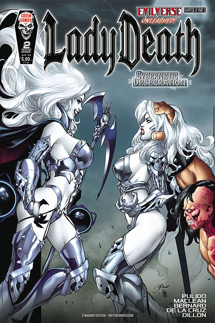 Lady Death Cybernetic Desecration #2 Cover A Regular Diego Bernard Cover