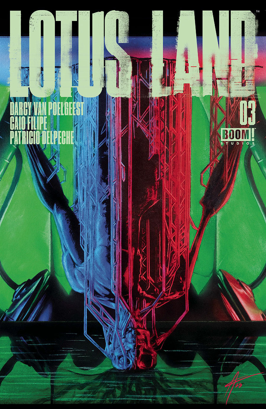 Lotus Land #3 Cover B Variant Aaron Campbell Cover