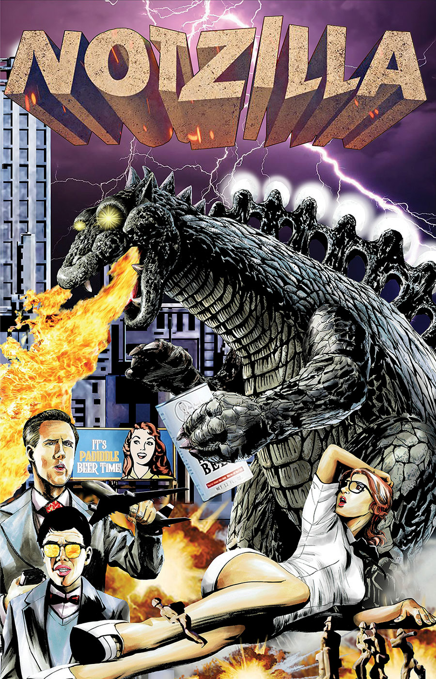 Notzilla #1 (One Shot) Cover C Variant Hiroshi Kanatani Cover