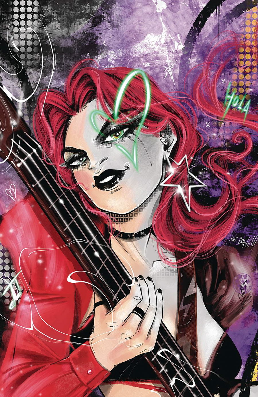 Rebel Grrrls #3 Cover E Variant Francesca Fantini Virgin Holofoil Cover