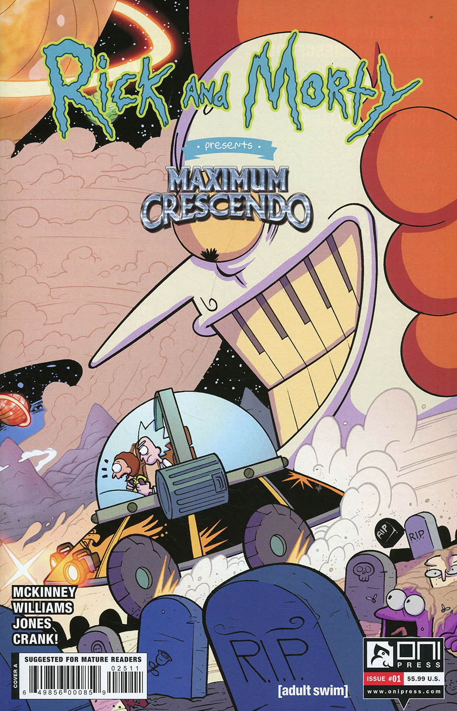 Rick And Morty Presents Maximum Crescendo #1 (One Shot) Cover A Regular Jarrett Williams & Andrew Dalhouse Cover