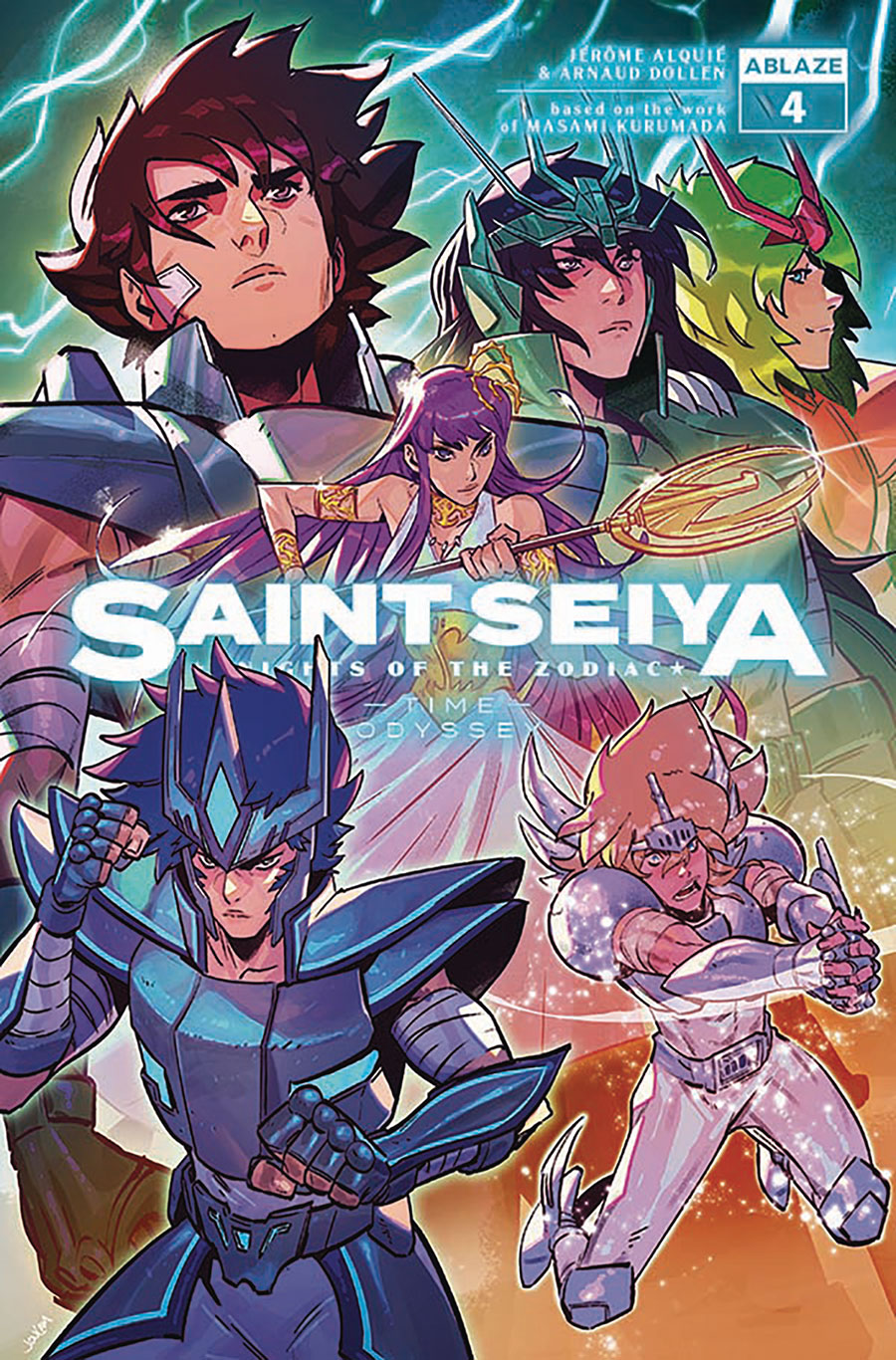 Saint Seiya Knights Of The Zodiac Time Odyssey #4 Cover A Regular Jon Lam Cover