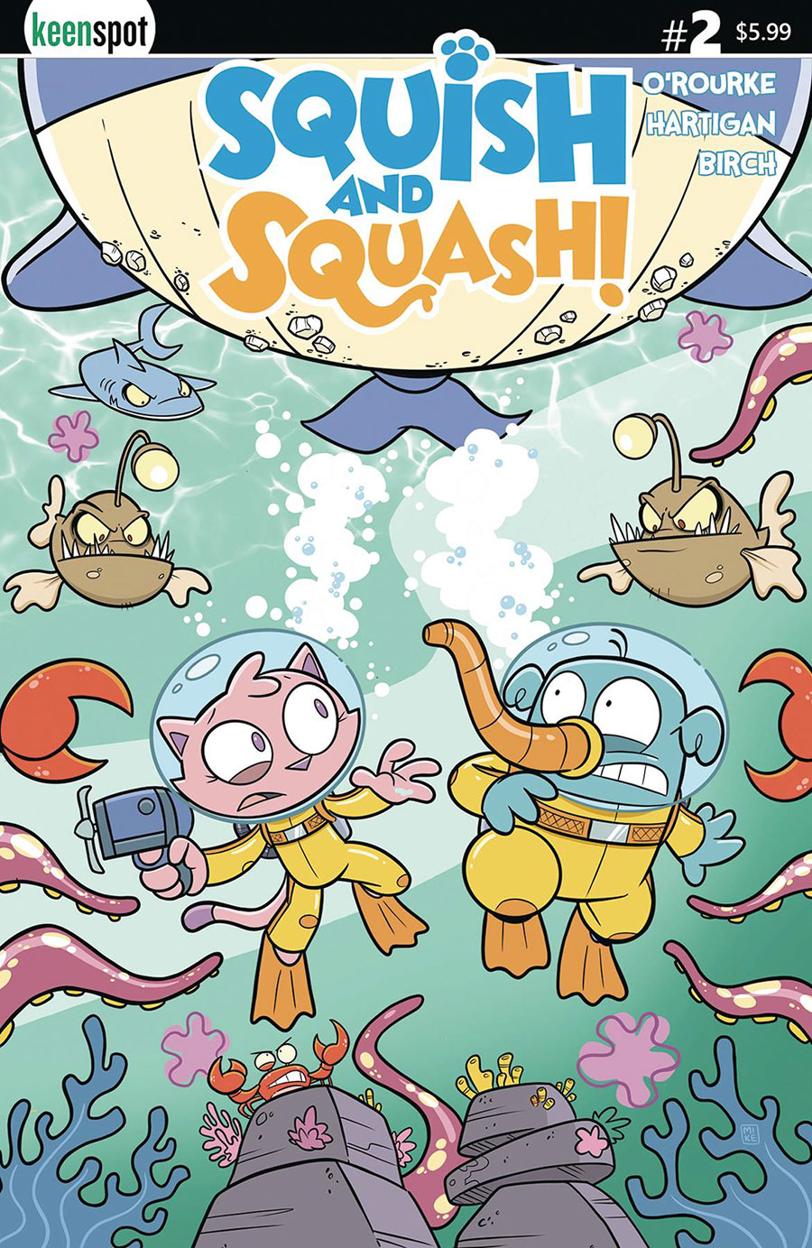 Squish And Squash #2 Cover A Regular Mike Hartigan Cover