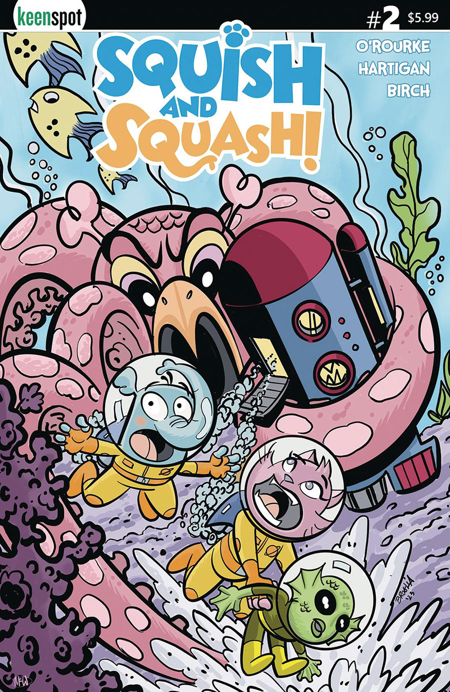 Squish And Squash #2 Cover C Variant John Broglia Cover