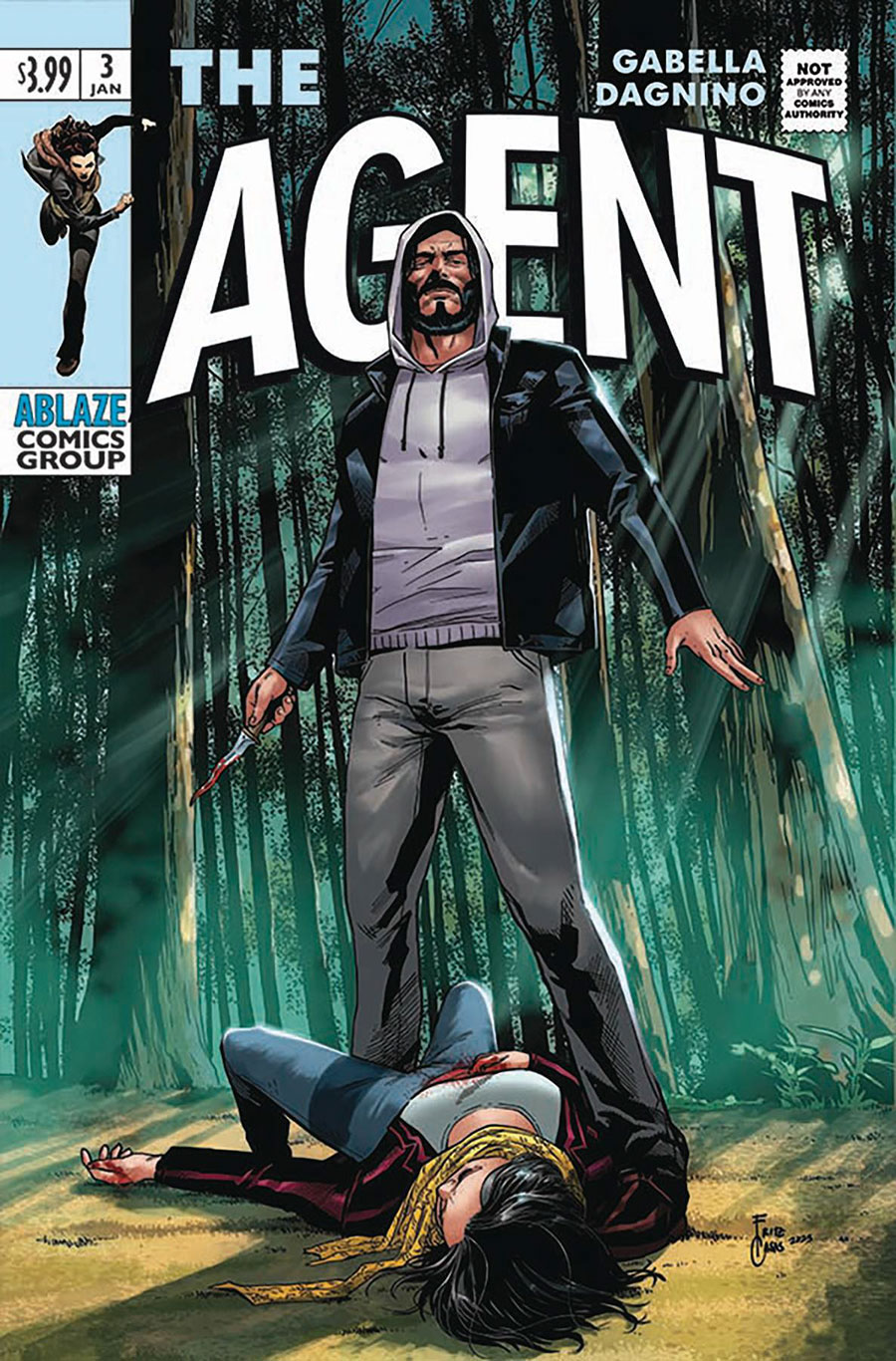 The Agent #3 Cover C Variant Fritz Casas Nick Fury Agent Of S.H.I.E.L.D. 8 Parody Cover