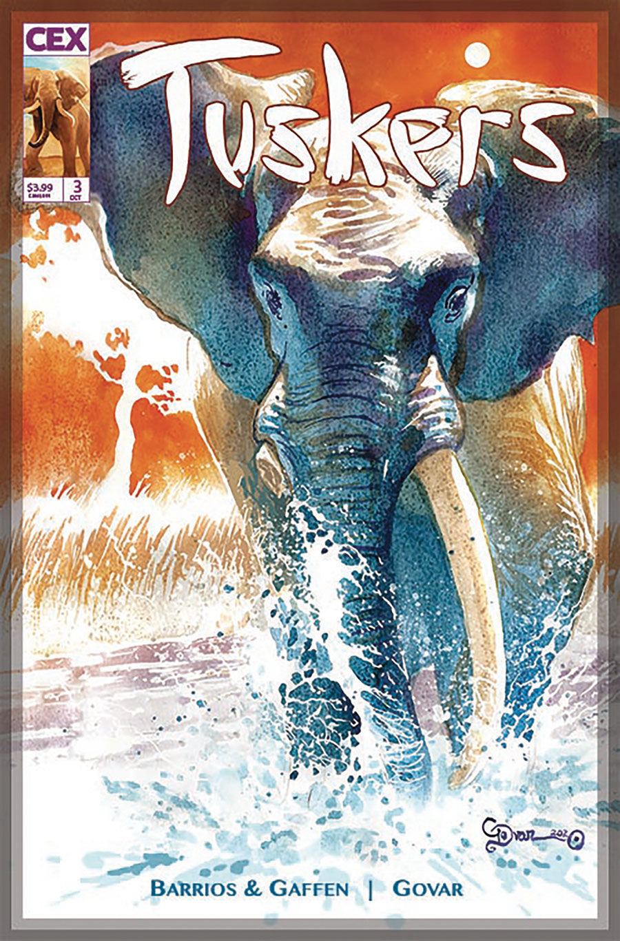 Tuskers #3 Cover B Variant Daniel Govar Cover