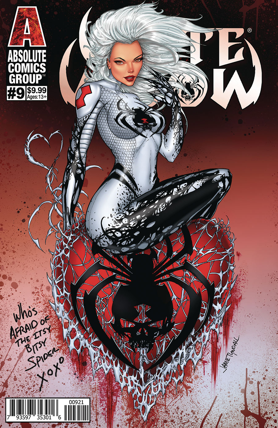 White Widow (Absolute Comics Group) #9 Cover B Variant Jamie Tyndall Holo Metallic Ink Cover