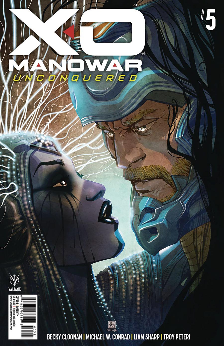 X-O Manowar Unconquered #5 Cover B Variant Bernard Chang Cover