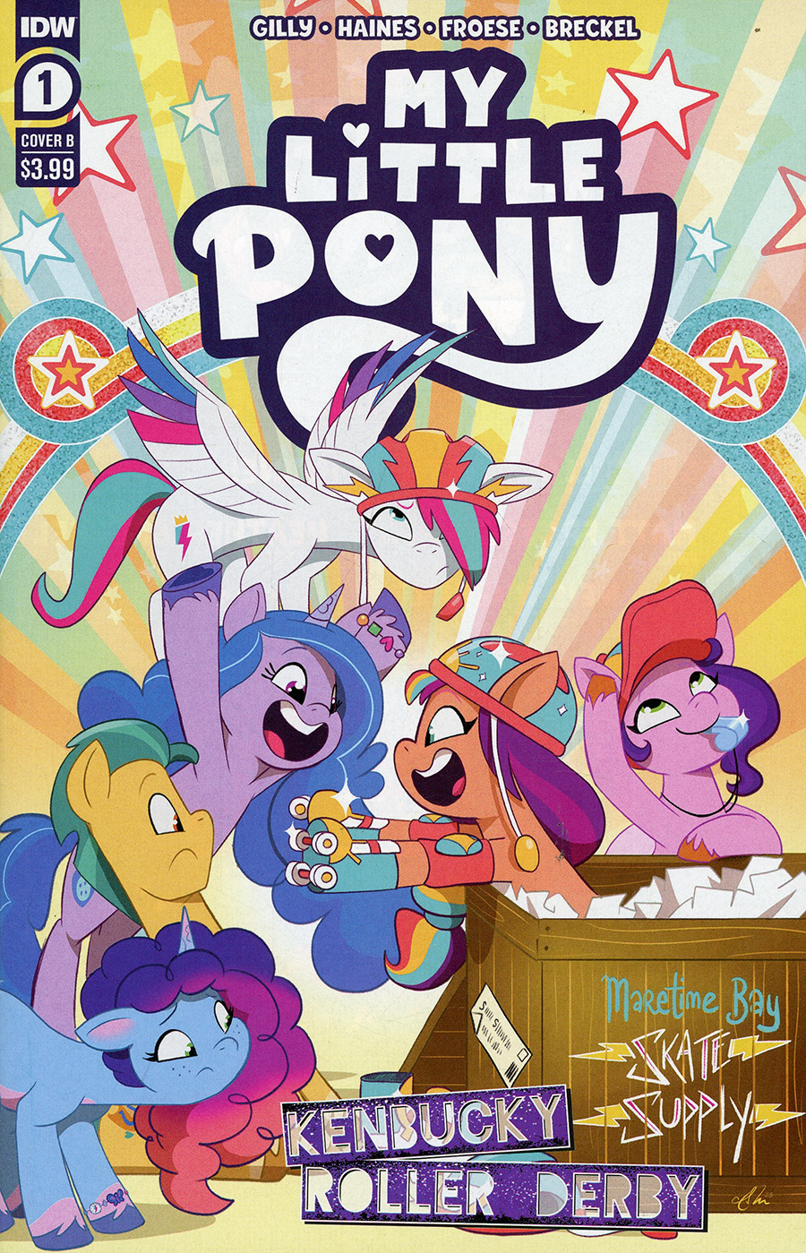 My Little Pony Kenbucky Roller Derby #1 Cover B Variant Amy Mebberson Cover