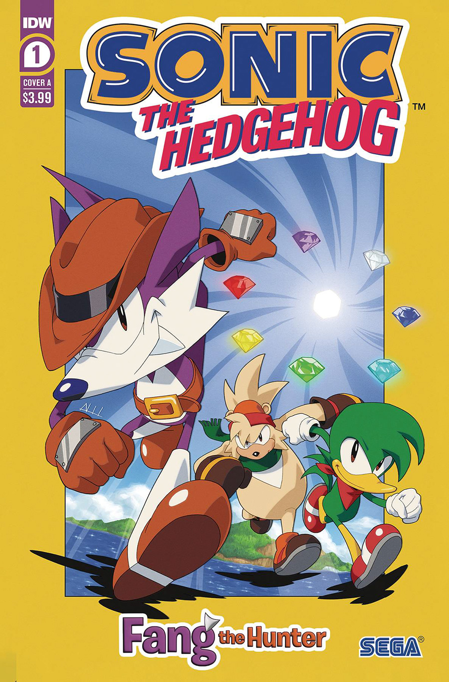 Sonic The Hedgehog Fang The Hunter #1 Cover A Regular Aaron Hammerstrom Cover