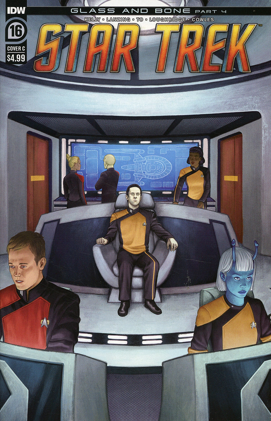 Star Trek (IDW) Vol 2 #16 Cover C Variant Malachi Ward Cover