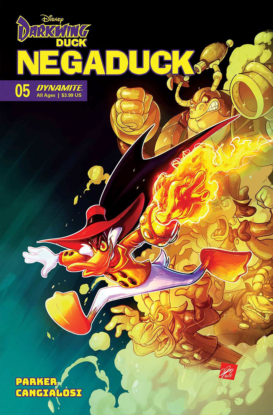 Darkwing Duck Negaduck #5 Cover D Variant Ciro Cangialosi Cover