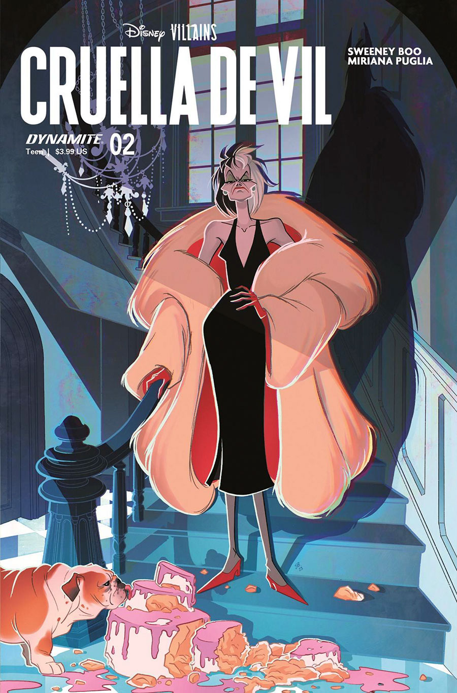 Disney Villains Cruella De Vil #2 Cover B Variant Sweeney Boo Cover