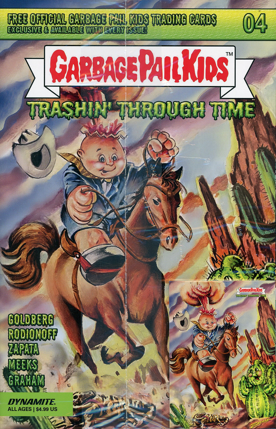 Garbage Pail Kids Trashin Through Time #4 Cover B Variant Jeff Zapata Cover