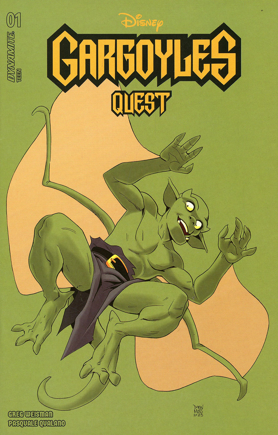 Gargoyles Quest #1 Cover C Variant Drew Moss Color Bleed Cover