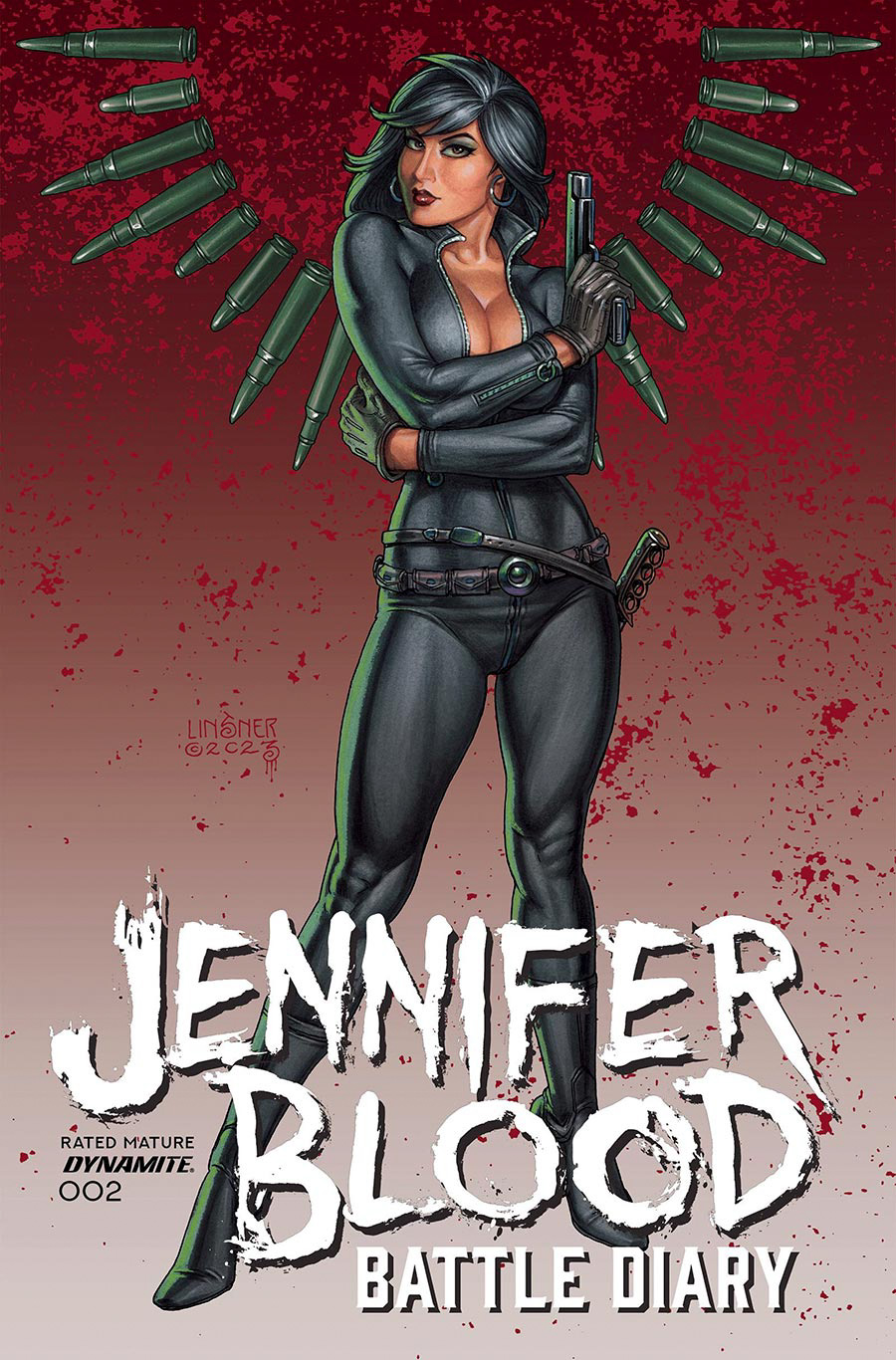 Jennifer Blood Battle Diary #2 Cover A Regular Joseph Michael Linsner Cover