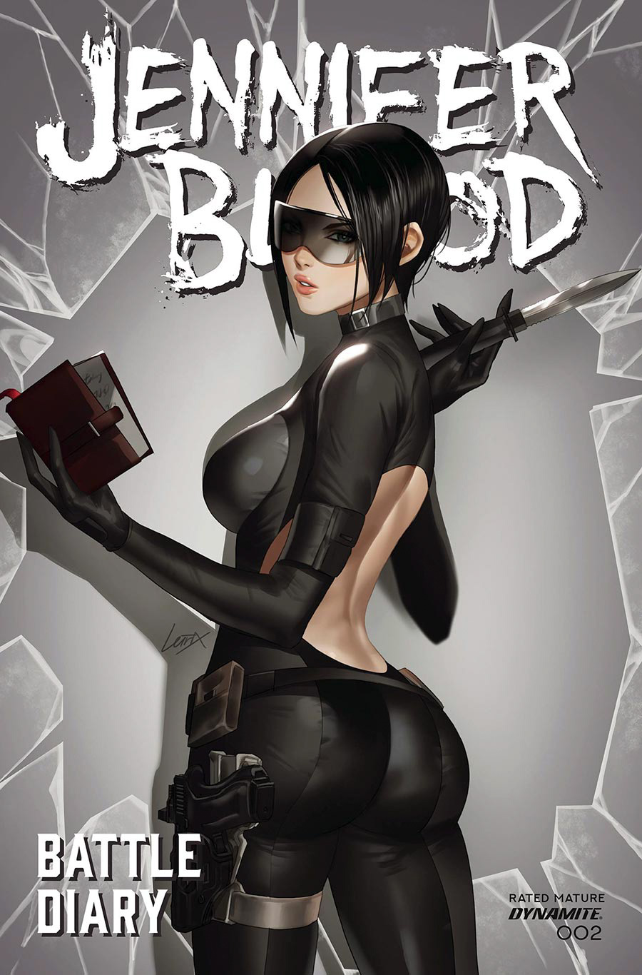 Jennifer Blood Battle Diary #2 Cover B Variant Lesley Leirix Li Cover