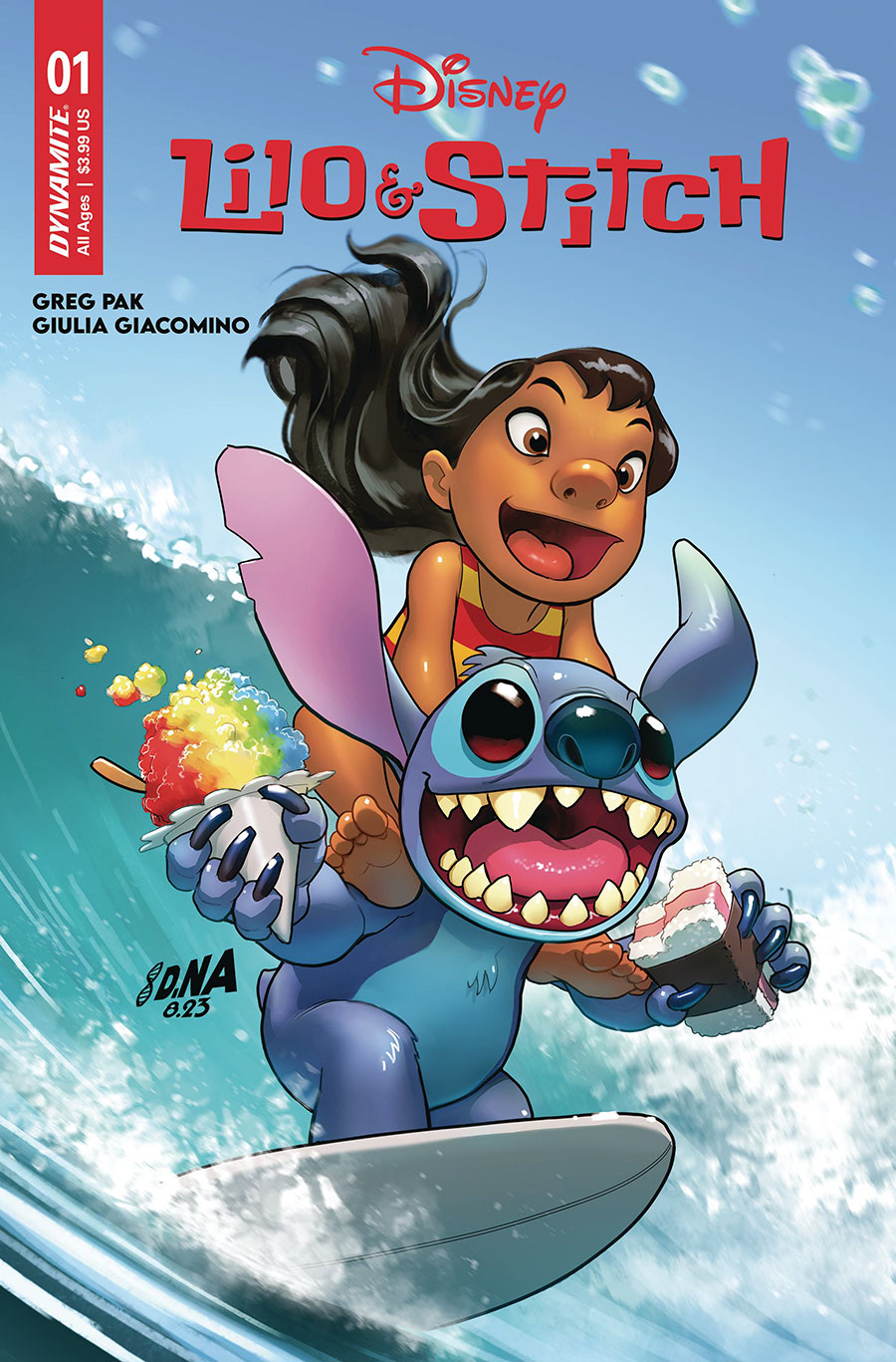 Lilo & Stitch #1 Cover F Variant David Nakayama Foil Cover