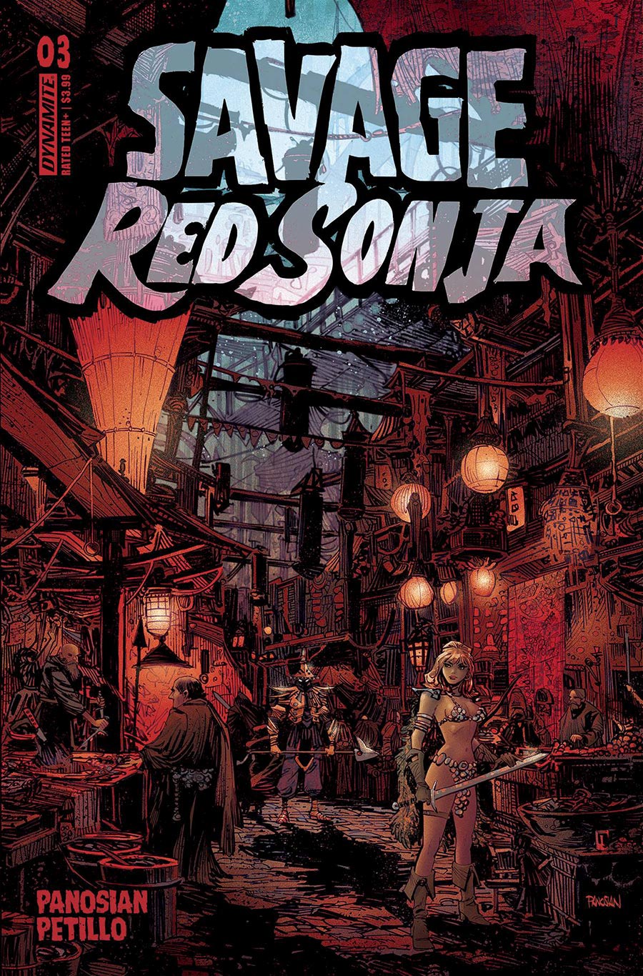 Savage Red Sonja #3 Cover A Regular Dan Panosian Cover