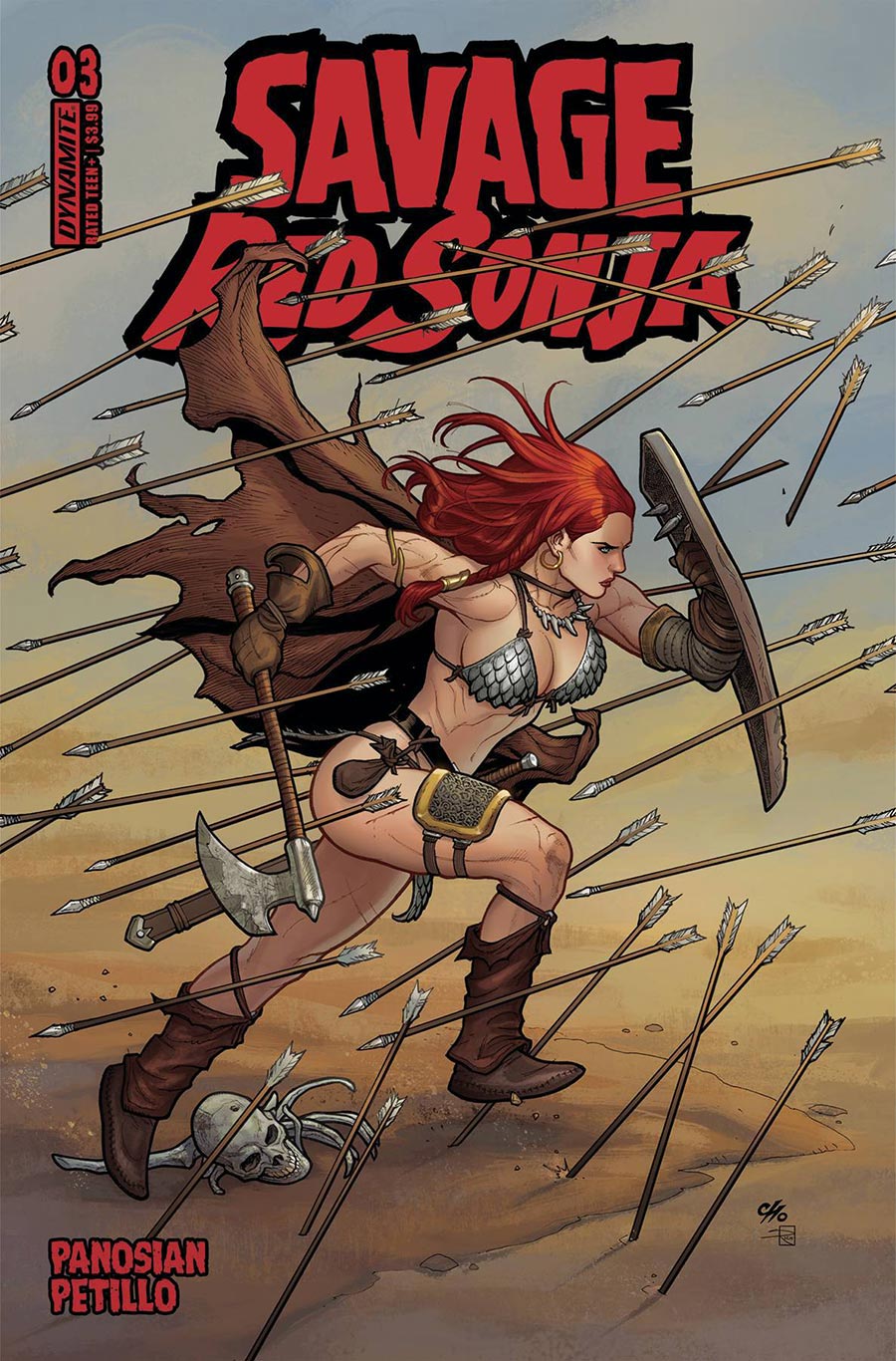 Savage Red Sonja #3 Cover B Variant Frank Cho Cover