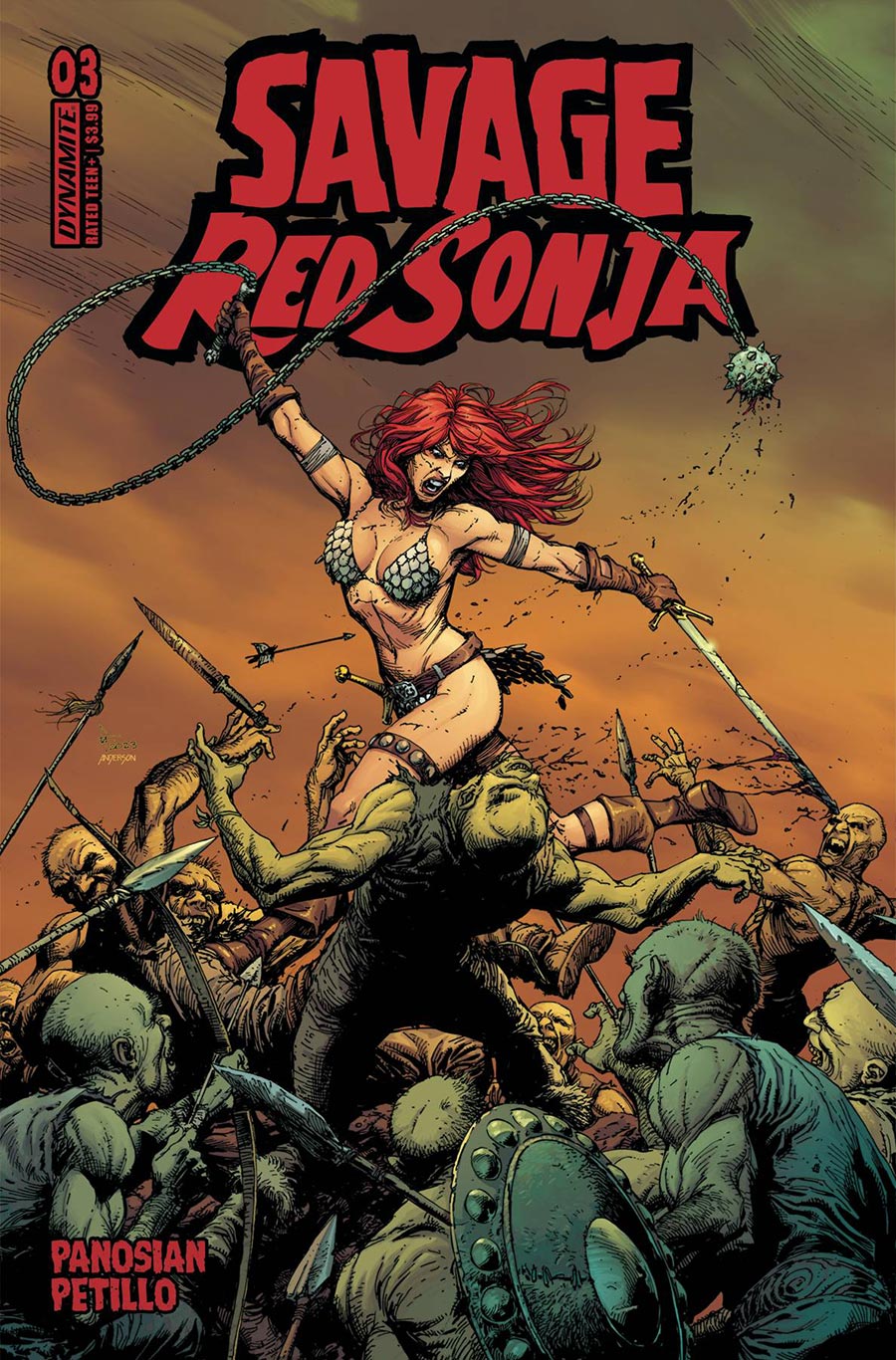 Savage Red Sonja #3 Cover C Variant Gary Frank Cover