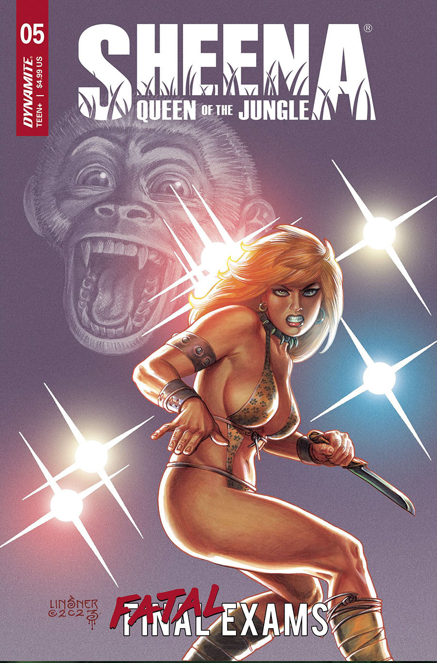 Sheena Queen Of The Jungle Vol 2 #5 Cover B Variant Joseph Michael Linsner Cover