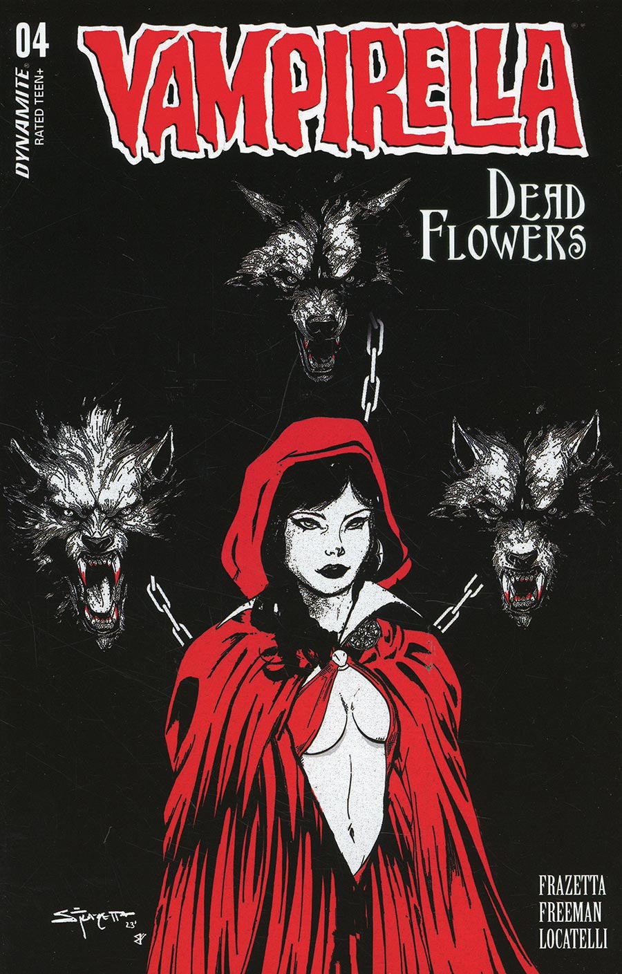 Vampirella Dead Flowers #4 Cover D Variant Sara Frazetta & Bob Freeman Cover