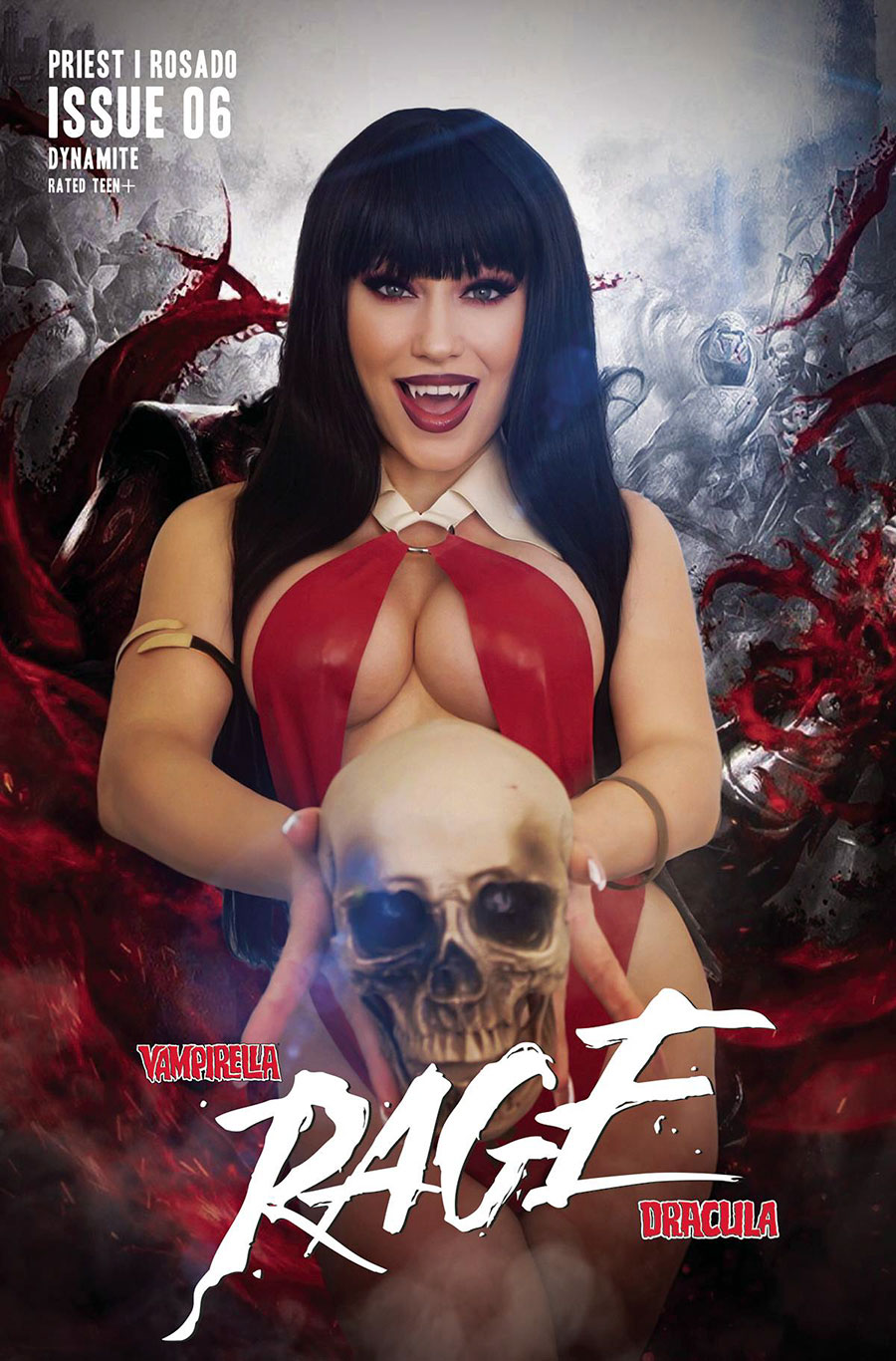 Vampirella Dracula Rage #6 Cover E Variant Rachel Hollon Cosplay Photo Cover