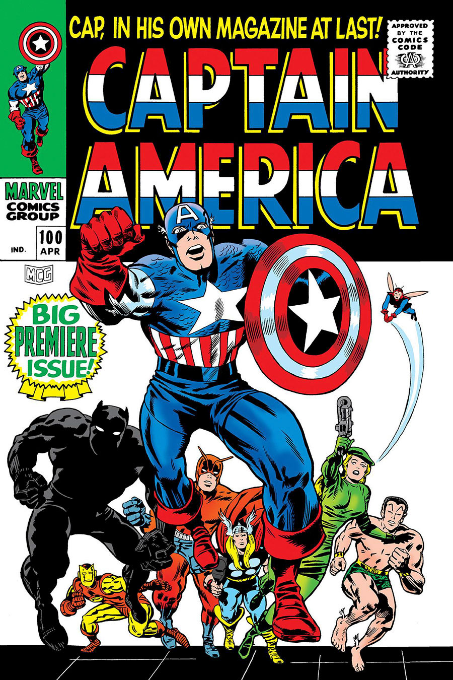 Mighty Marvel Masterworks Captain America Vol 3 To Be Reborn GN Direct Market Jack Kirby Variant Cover